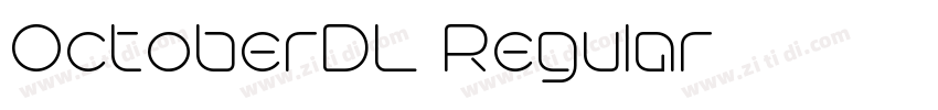 OctoberDL Regular字体转换 OctoberDL Regular字体转换